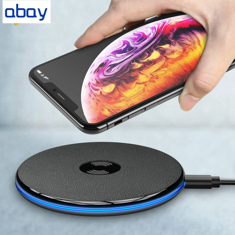 abay Qi Fast Wireless Charger For iPhone X/XS Max 8 Plus USB Charger Wireless Pad Portable Quick Charging For Samsung S8 S9
abay Qi Fast Wireless Charger For iPhone X/XS Max 8 Plus USB Charger Wireless Pad Portable Quick Charging For Samsung S8 S9