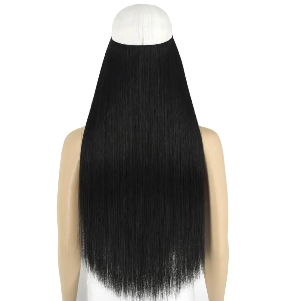 TOPREETY Heat Resistant Synthetic Halo Hair Extensions Straight Invisible Elastic Hidden Wire Hair pieces No Clips TPYLS90
TOPREETY Heat Resistant Synthetic Halo Hair Extensions Straight Invisible Elastic Hidden Wire Hair pieces No Clips TPYLS90