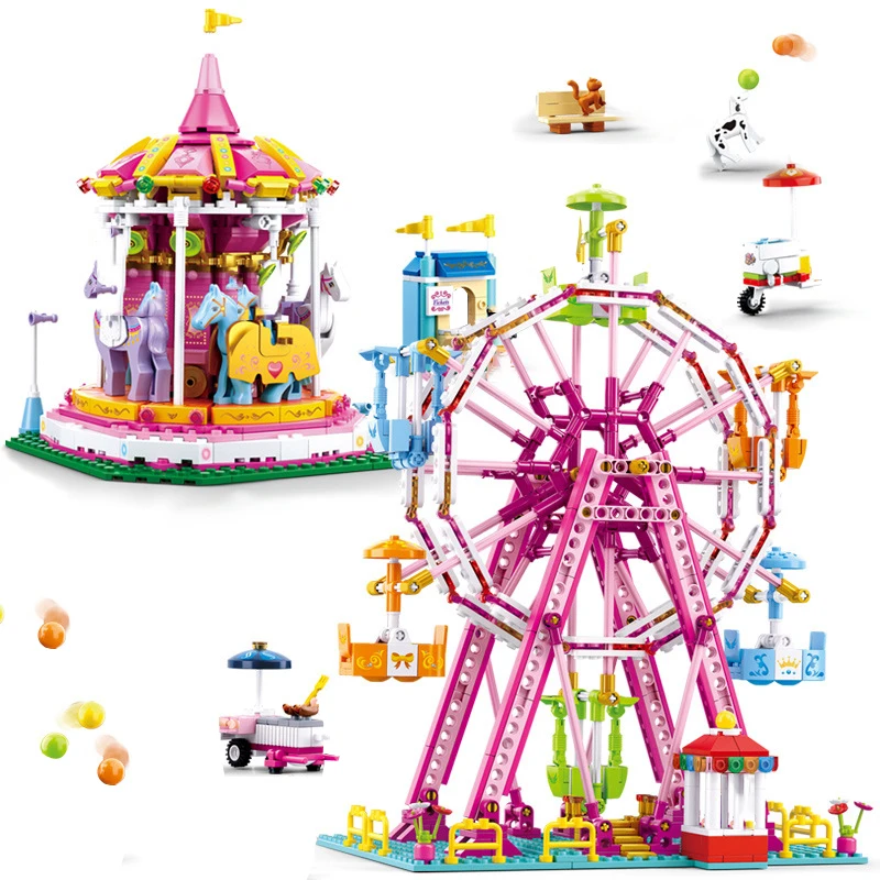 Playground Ferris Wheel Legoes Building Blocks Toy City Girls Friends DIY Figures Brick Model Technic Playmobil Toy
Playground Ferris Wheel Legoes Building Blocks Toy City Girls Friends DIY Figures Brick Model Technic Playmobil Toy