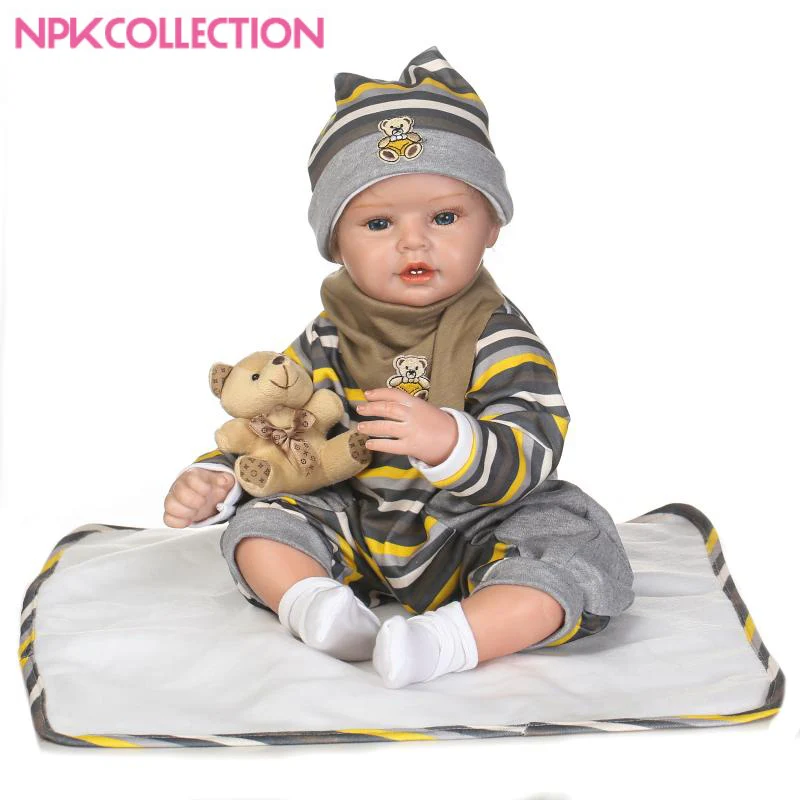 NPKCOLLECTION reborn babies silicone dolls for children toys gift 22" 55cm bebe boy reborn bonecas soft touch high quality
NPKCOLLECTION reborn babies silicone dolls for children toys gift 22" 55cm bebe boy reborn bonecas soft touch high quality