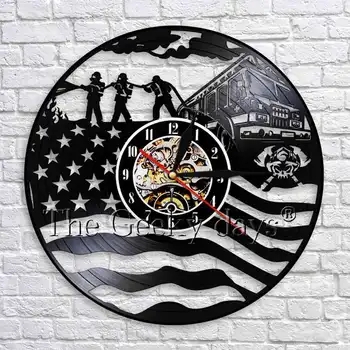 1Piece Firemen Wall Art Decor Clock Firefighter Vintage Vinyl Record Wall Clock Watch Handmade Unique Gift For Firefighter
1Piece Firemen Wall Art Decor Clock Firefighter Vintage Vinyl Record Wall Clock Watch Handmade Unique Gift For Firefighter