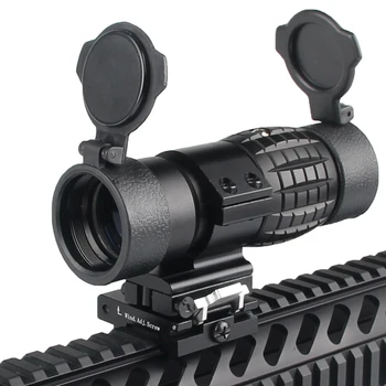 Tactical 3X Magnifier Scope Optics Scopes Riflescope Fits Aimpoint Sight with Flip To Side Picatinny Weaver Rail Mount RL6-0067
Tactical 3X Magnifier Scope Optics Scopes Riflescope Fits Aimpoint Sight with Flip To Side Picatinny Weaver Rail Mount RL6-0067