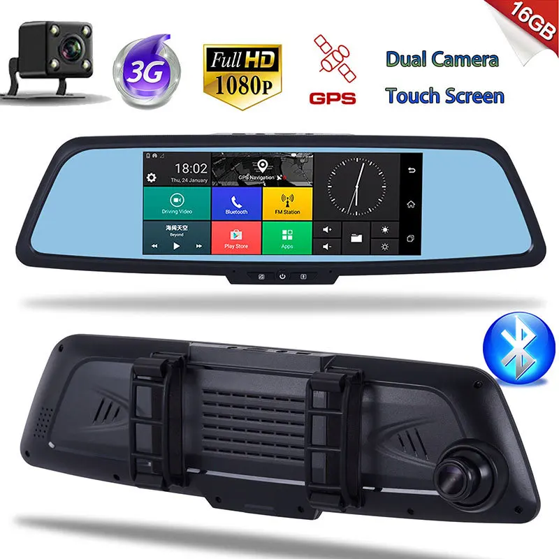 A11 Car GPS Mirror DVR Camera 7" Android 3G Bluetooth Full HD 1080P Video Recorder Reaview Mirror Registrar Dash Camera Free Map
A11 Car GPS Mirror DVR Camera 7" Android 3G Bluetooth Full HD 1080P Video Recorder Reaview Mirror Registrar Dash Camera Free Map