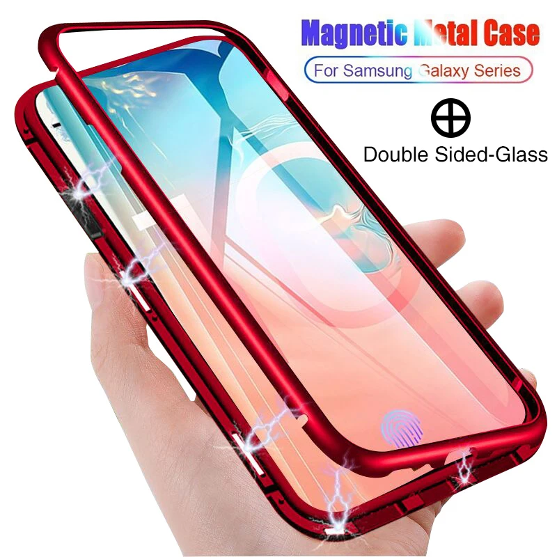 360 Magneto Magnetic Adsorption Flip Case For Samsung Galaxy S10 Plus S10e Glass Back Cover Sansun S 10 Plus S10Plus Phone Cases
360 Magneto Magnetic Adsorption Flip Case For Samsung Galaxy S10 Plus S10e Glass Back Cover Sansun S 10 Plus S10Plus Phone Cases