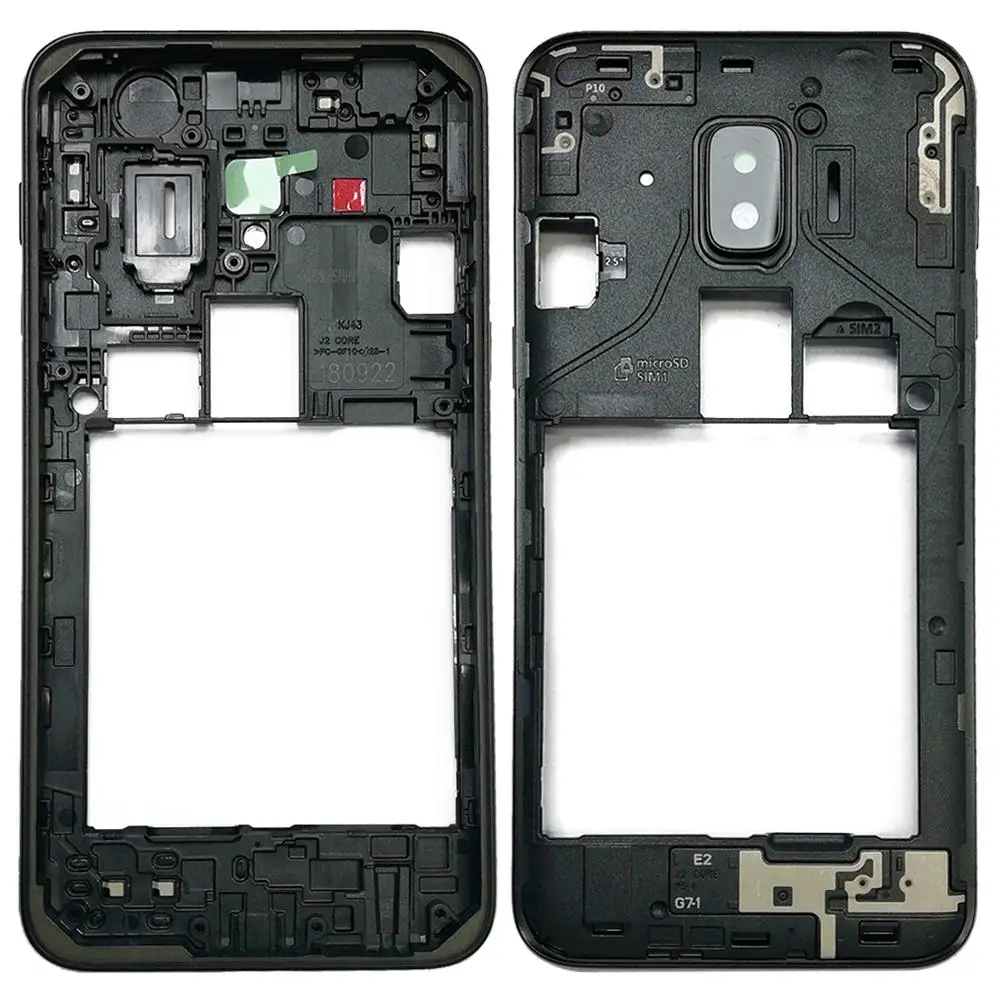 For Samsung Galaxy Middle Housing Middle Frame Cover Bezel for Galaxy J2 Core/J260 With Camera Glass Lens Repair parts
For Samsung Galaxy Middle Housing Middle Frame Cover Bezel for Galaxy J2 Core/J260 With Camera Glass Lens Repair parts
