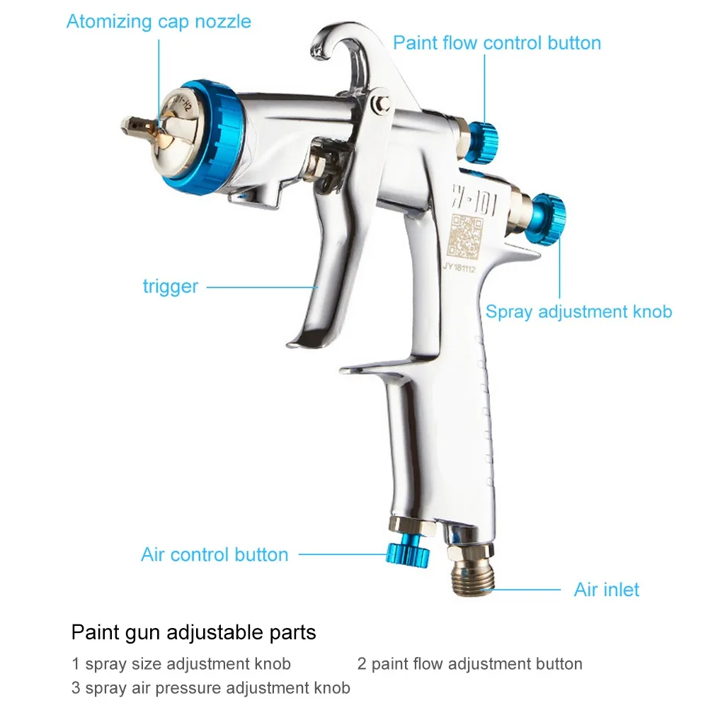 Car Paint Gun 400cc Cup Gravity Feed Paint Gun Cars Painting Sprayer Brush Set Stainless Steel 1.5mm Nozzle Car Spray Gun
Car Paint Gun 400cc Cup Gravity Feed Paint Gun Cars Painting Sprayer Brush Set Stainless Steel 1.5mm Nozzle Car Spray Gun