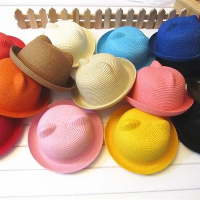 Fashion Summer Baby Straw Hat Boys Girls Beach Cap Cat Ears Sun Hat For Girls/Boys Kids Summer Cap Bucket Hat Boys Unisex
Fashion Summer Baby Straw Hat Boys Girls Beach Cap Cat Ears Sun Hat For Girls/Boys Kids Summer Cap Bucket Hat Boys Unisex