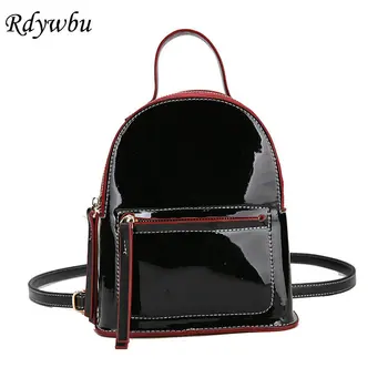 Rdywbu Shiny Patent PU Leather Backpack Girls New Cute Laser Travel Bag Small Fashion Mochilas Feminina Schoolbag Back Pack B451
Rdywbu Shiny Patent PU Leather Backpack Girls New Cute Laser Travel Bag Small Fashion Mochilas Feminina Schoolbag Back Pack B451