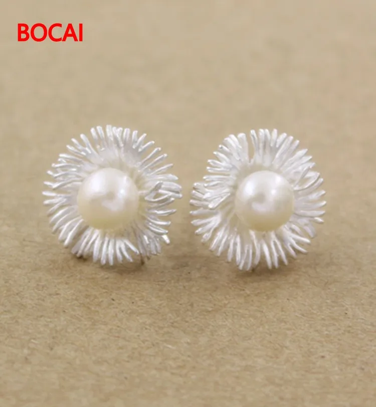 S925 silver petals pearl earrings earrings
S925 silver petals pearl earrings earrings