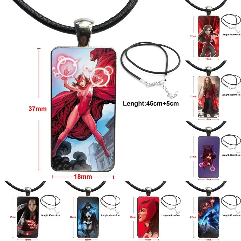 Steel Color Glass Cabochon With Rectangle Shaped Pendant Choker Necklace For Girls Best Gift Scarlet Witch Avengers X-men
Steel Color Glass Cabochon With Rectangle Shaped Pendant Choker Necklace For Girls Best Gift Scarlet Witch Avengers X-men
