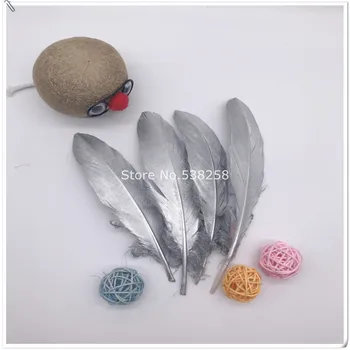 Hand Painted 15-20cm gold and siliver Goose Feather 100pcs Per Bag Bulk Sale Smooth Feathers for Craft Sparkle Party Decoration
Hand Painted 15-20cm gold and siliver Goose Feather 100pcs Per Bag Bulk Sale Smooth Feathers for Craft Sparkle Party Decoration