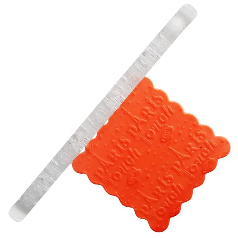 Non-stick Textured Embossing Rolling Pin Fondant Cake Roller Bakeware ToolsDecorating Pastry Tools Rolling Pin
Non-stick Textured Embossing Rolling Pin Fondant Cake Roller Bakeware ToolsDecorating Pastry Tools Rolling Pin