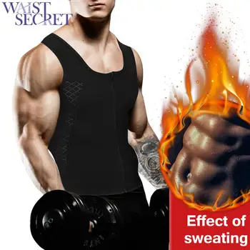 WAIST SECRET Men's Zipper Neoprene Vest Tank Tops Shapewear Tummy Control Body Shaper Trainer Girdle Belt Trimmer Compression
WAIST SECRET Men's Zipper Neoprene Vest Tank Tops Shapewear Tummy Control Body Shaper Trainer Girdle Belt Trimmer Compression