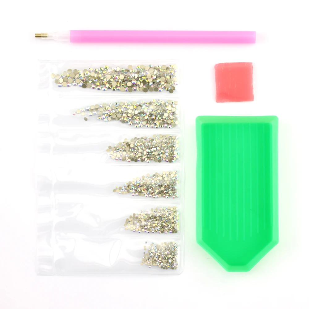 1440PCS Multi Size Glass Rhinestones AB Colors Flat-back SS3-SS10 Crystal Strass 3D Charms Set DIY Manicure Nail Art Decorations
1440PCS Multi Size Glass Rhinestones AB Colors Flat-back SS3-SS10 Crystal Strass 3D Charms Set DIY Manicure Nail Art Decorations