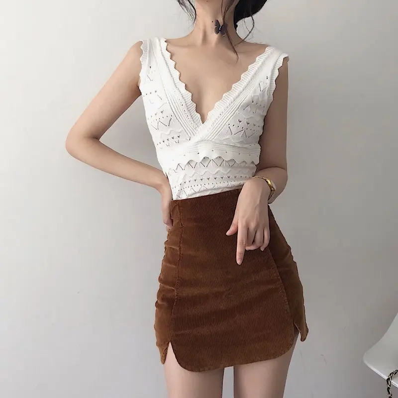 3 colors summer v neck hollow out sexy tank tops for womens 2018 summer breif solid color knitted tops womens (d5663)
3 colors summer v neck hollow out sexy tank tops for womens 2018 summer breif solid color knitted tops womens (d5663)