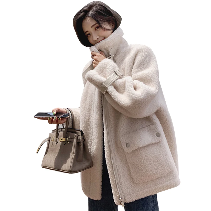 Autumn Winter Sheep Shearling Fur Jacket Women Clothes 2019 Real Fur Coat Winter Jacket Women 100% Wool Coats Abrigo Mujer A706
Autumn Winter Sheep Shearling Fur Jacket Women Clothes 2019 Real Fur Coat Winter Jacket Women 100% Wool Coats Abrigo Mujer A706