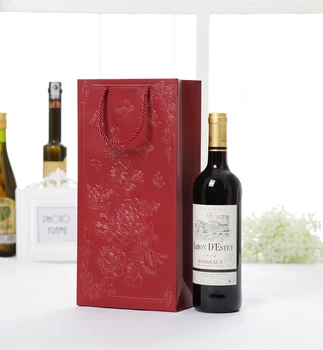 35x17x9cm Flower Embossed Cardpaper Bags Wine Packing Bags Top Market New Year Christmas House Moving Gift Carrier Pouches
35x17x9cm Flower Embossed Cardpaper Bags Wine Packing Bags Top Market New Year Christmas House Moving Gift Carrier Pouches