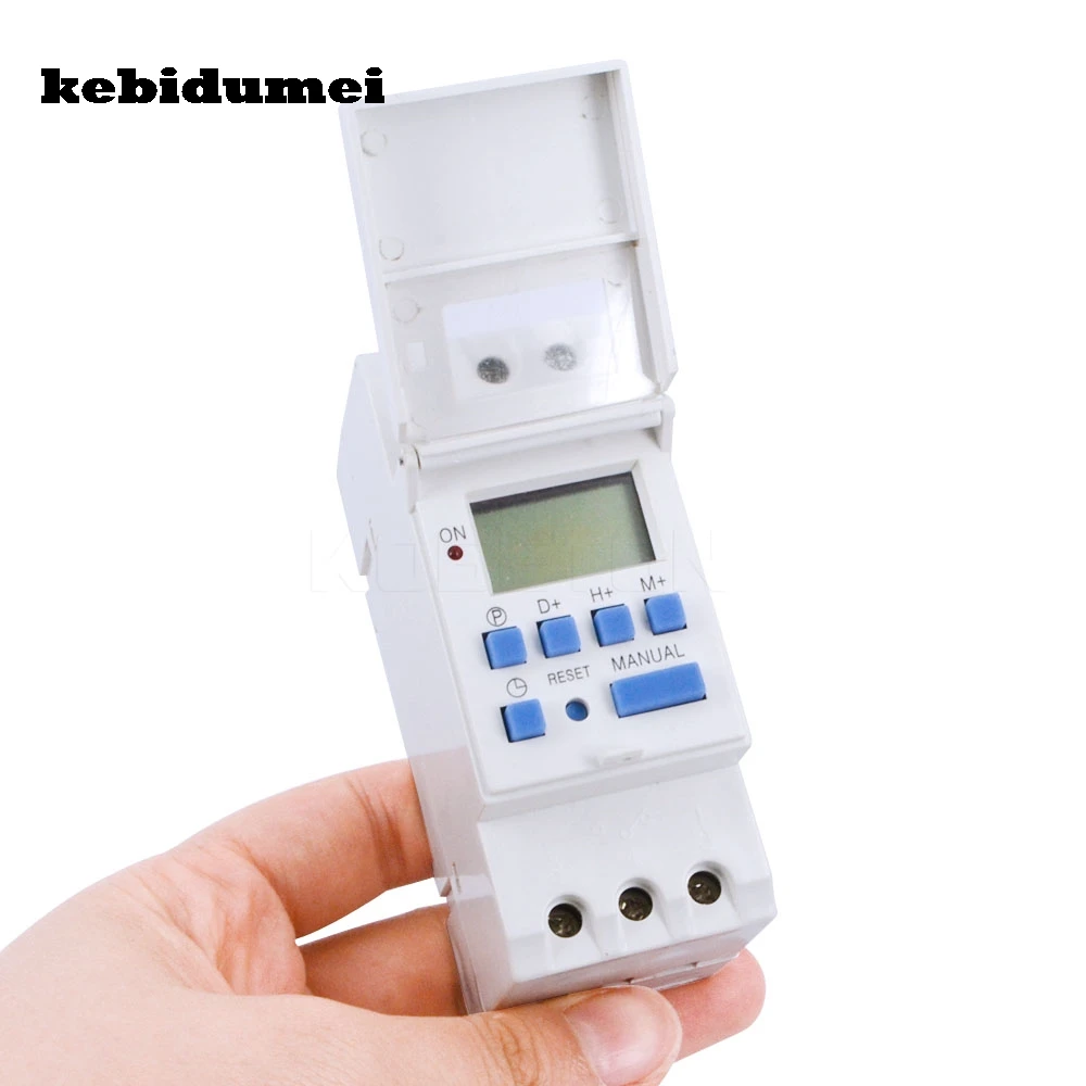 kebidumei ZB18B Electronic Programmable Digital Microcomputer Timer Switch Relay Control AC 220-240V 16A(8)A LCD Display
kebidumei ZB18B Electronic Programmable Digital Microcomputer Timer Switch Relay Control AC 220-240V 16A(8)A LCD Display