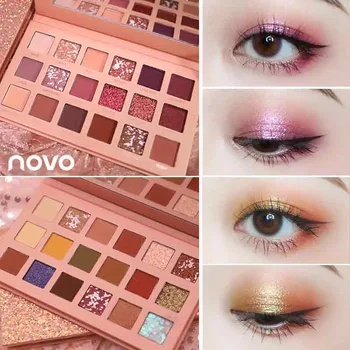 Novo brand makeup 18 colors eyeshadow palette desrt rose nude matte pigment waterproof diamond metallic eyeshdaow BN128
Novo brand makeup 18 colors eyeshadow palette desrt rose nude matte pigment waterproof diamond metallic eyeshdaow BN128