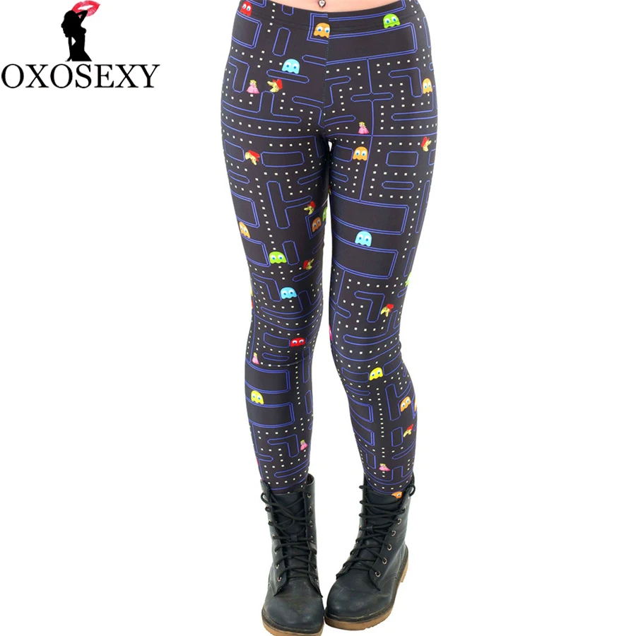 Fashion New Maze Printed Pacman high waist Women Leggings Skinny Long leggins women pant Fitness legging women leggins 187
Fashion New Maze Printed Pacman high waist Women Leggings Skinny Long leggins women pant Fitness legging women leggins 187