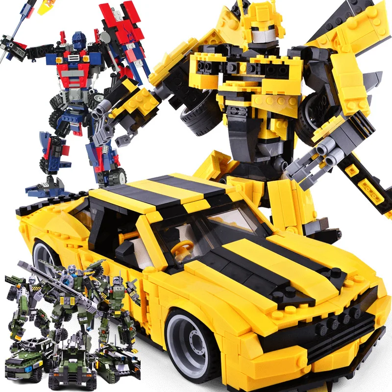 2in1 Transformation Series Robot Vehicle Sport car Compatible Legoing city Deformation fighting toy DIY figures Bricks best gift
2in1 Transformation Series Robot Vehicle Sport car Compatible Legoing city Deformation fighting toy DIY figures Bricks best gift