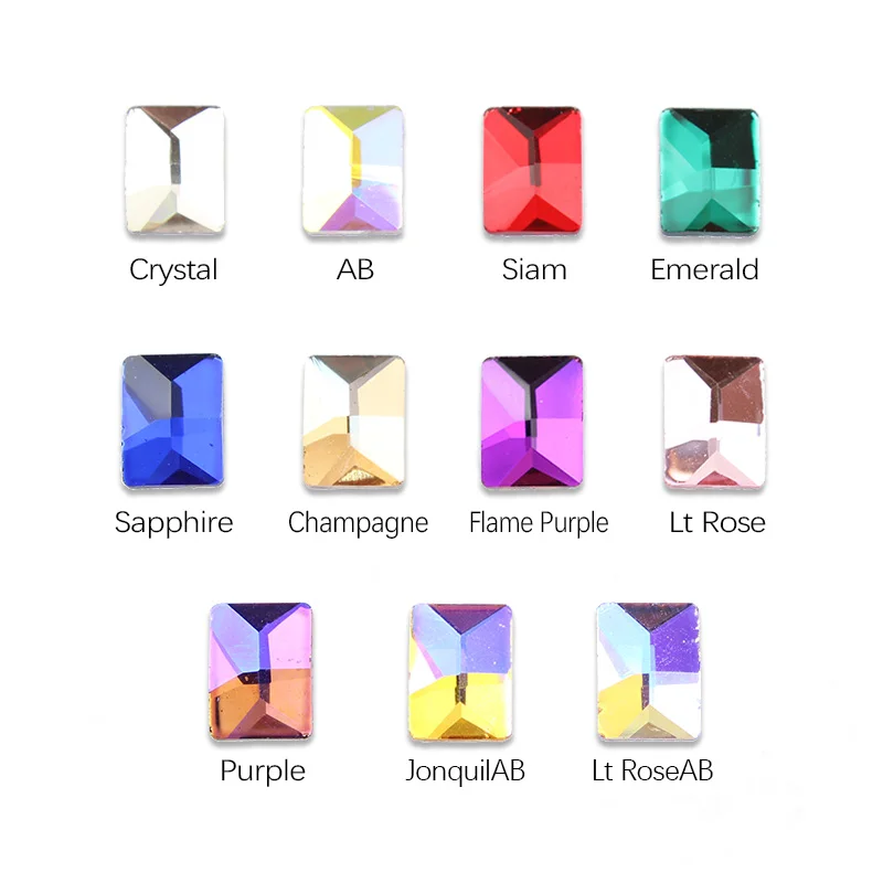 30pcs Flatback Colorful Rectangle Nail Rhinestones For Nails Art Decorations Crystal Glass Stone Manicure 3D Shiny Strass Gem
30pcs Flatback Colorful Rectangle Nail Rhinestones For Nails Art Decorations Crystal Glass Stone Manicure 3D Shiny Strass Gem