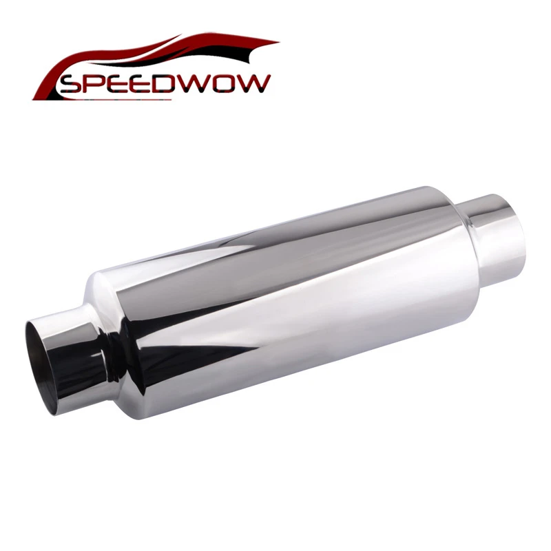 SPEEDWOW Universal 51mm Muffler Tail Pipe Exhaust Silencer Muffler Resonator Stainless steel Round Tip For 2.0inch Exhaust Pipe
SPEEDWOW Universal 51mm Muffler Tail Pipe Exhaust Silencer Muffler Resonator Stainless steel Round Tip For 2.0inch Exhaust Pipe