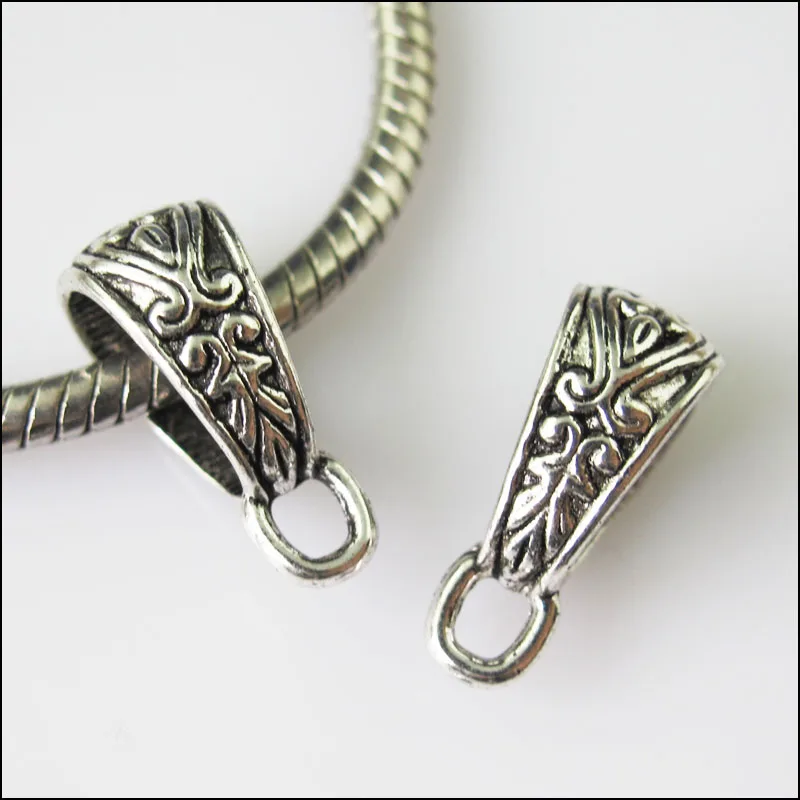 New 12Pcs Tibetan Silver Tone Flower Bail Bead Fit Bracelet Charms Connectors 7x17.5mm
New 12Pcs Tibetan Silver Tone Flower Bail Bead Fit Bracelet Charms Connectors 7x17.5mm