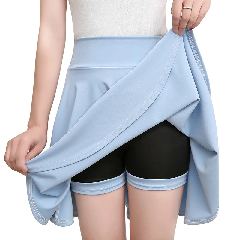 Sweet Style Women Skirt Sexy Safty Mini Skirt Girl lady Korean High Waist Short Skirts Women Female Clothing Plus Size M-5XL
Sweet Style Women Skirt Sexy Safty Mini Skirt Girl lady Korean High Waist Short Skirts Women Female Clothing Plus Size M-5XL