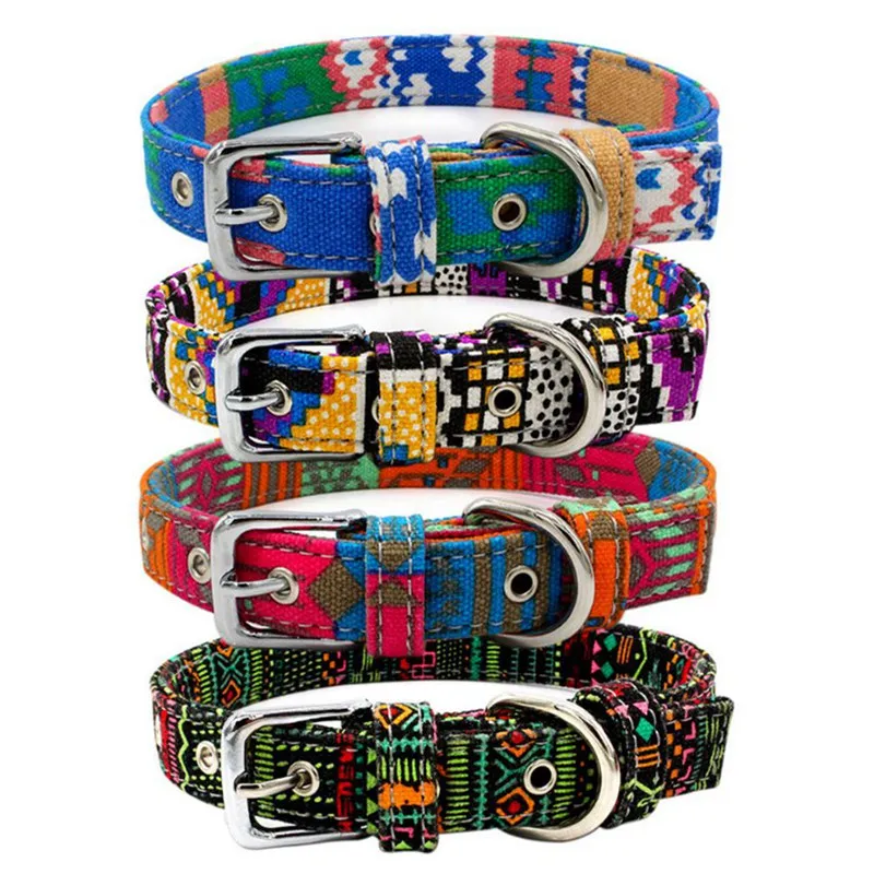 1pcs Bohemia Printed Pet Collar Ethnic Adjustable Strap Fabric Puppy Teddy Dog Harnesse Pet Products
1pcs Bohemia Printed Pet Collar Ethnic Adjustable Strap Fabric Puppy Teddy Dog Harnesse Pet Products