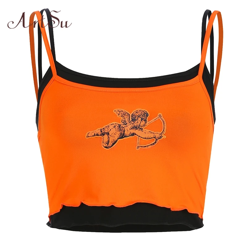 ArtSu Angel Sleeveless Spaghetti Strap Top Vest Backless Camis Women Patchwork Two Pcs Cami Top Summer Streetwear ASVE20663
ArtSu Angel Sleeveless Spaghetti Strap Top Vest Backless Camis Women Patchwork Two Pcs Cami Top Summer Streetwear ASVE20663
