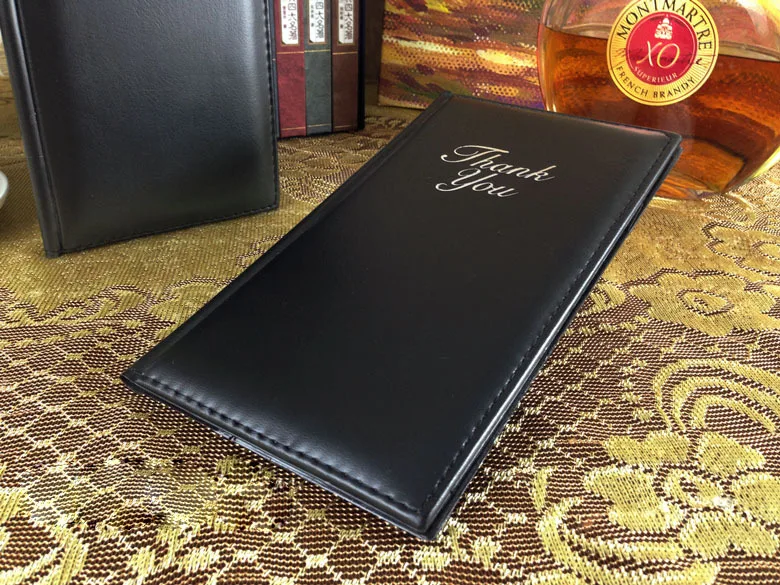standard PVC leather check folder restaurant hotel coffee shop, cheque holder, checkbook holder
standard PVC leather check folder restaurant hotel coffee shop, cheque holder, checkbook holder