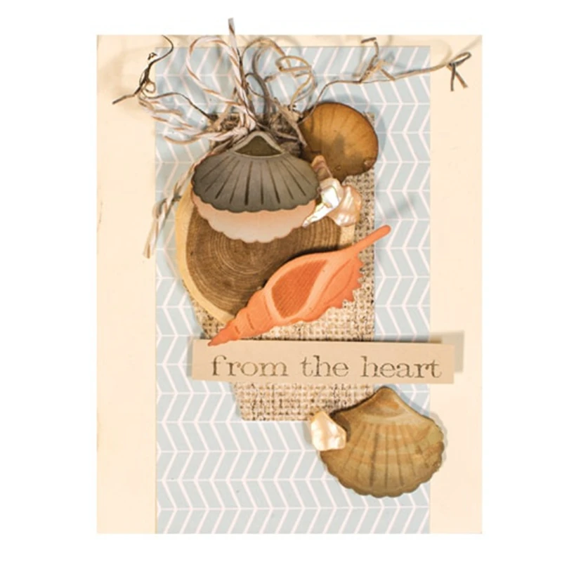 Cute Sea Shell Conch Scallop Metal Cutting Dies Stencils For DIY Scrapbooking/Photo Album Decorative Embossing DIY Paper Cards
Cute Sea Shell Conch Scallop Metal Cutting Dies Stencils For DIY Scrapbooking/Photo Album Decorative Embossing DIY Paper Cards