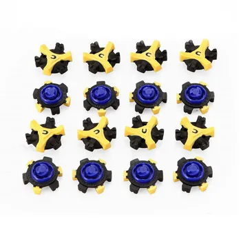 Wholesale 16 pcs/set Blue Golf Shoe Spike Replacement Fast Twist Screw Studs Stinger Golf Training Aids Gift for Golfer Beginner
Wholesale 16 pcs/set Blue Golf Shoe Spike Replacement Fast Twist Screw Studs Stinger Golf Training Aids Gift for Golfer Beginner