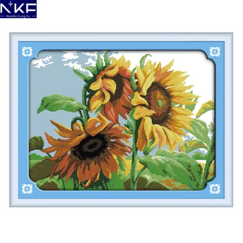 NKF Sunflowers in wind Pattern Counted Cross Stitch 11CT 14CT DIY Cross Stitch Kits Embroidery Needlework for Home Decoration
NKF Sunflowers in wind Pattern Counted Cross Stitch 11CT 14CT DIY Cross Stitch Kits Embroidery Needlework for Home Decoration