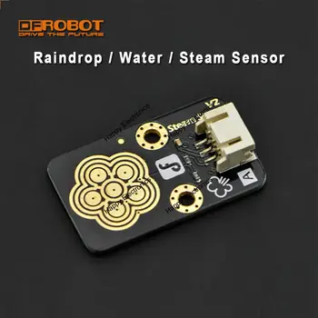 DFRobot Rain Raindrop Water Steam Sensor V2 with Analog Sensor Cable for rain detector / steam level switch etc.
DFRobot Rain Raindrop Water Steam Sensor V2 with Analog Sensor Cable for rain detector / steam level switch etc.