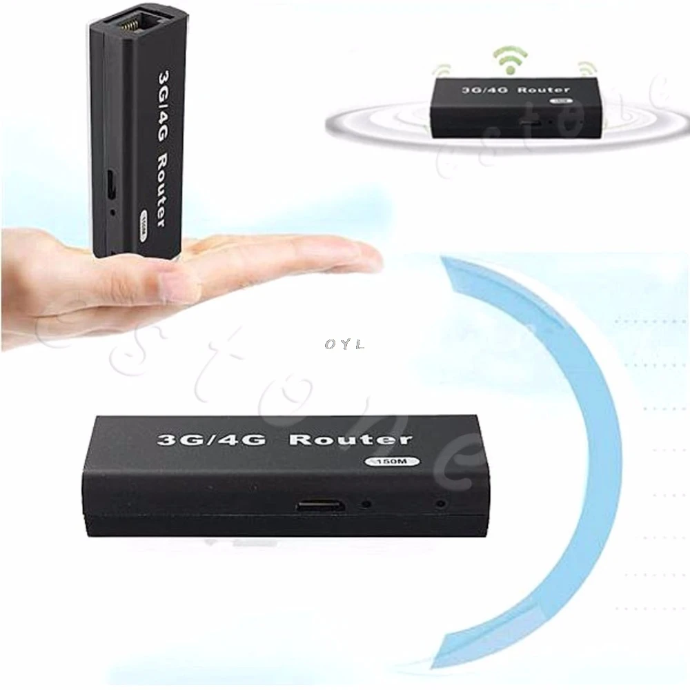 

Mini Portable 3G/4G WiFi Wlan Hotspot AP Client 150Mbps USB Wireless Router new