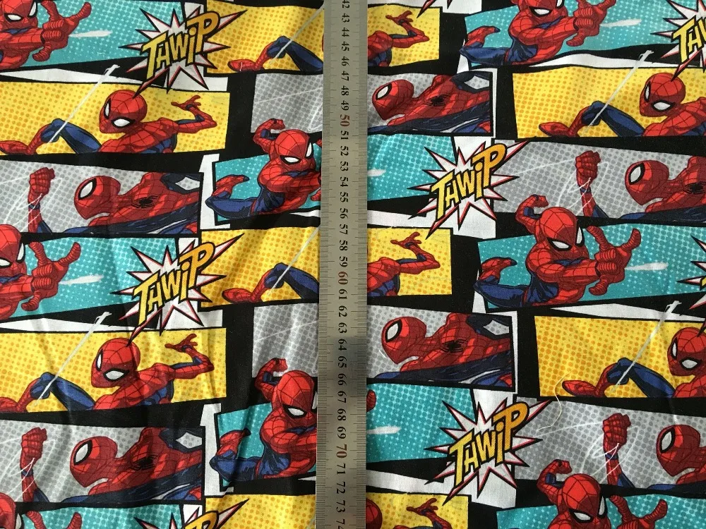 Spiderman Fabric For Sewing Fat Quarter Quilting Patchwork Doll Kids Bedding Patchwork 100x108cm
Spiderman Fabric For Sewing Fat Quarter Quilting Patchwork Doll Kids Bedding Patchwork 100x108cm