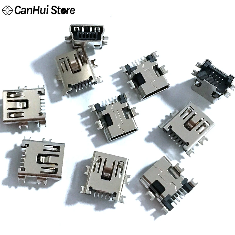 10pcs USB Connector Mini 5Pin USB MINI 5 P Heavy Plate Data Interface Broken Plate USB Female Seat MP 3 MP 4 Parts Heavy Plate
10pcs USB Connector Mini 5Pin USB MINI 5 P Heavy Plate Data Interface Broken Plate USB Female Seat MP 3 MP 4 Parts Heavy Plate