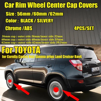 4X Car Styling 56MM 60MM 62MM Wheel Center Cap Badge Emblem Black/silvery for Carolla Camry Reiz Sienna prius Land Cruiser Rav4
4X Car Styling 56MM 60MM 62MM Wheel Center Cap Badge Emblem Black/silvery for Carolla Camry Reiz Sienna prius Land Cruiser Rav4