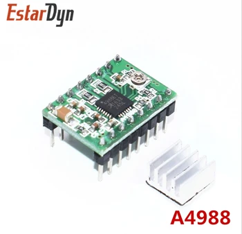 Free Shipping 100pcs/lot green version Reprap Stepper Driver A4988 Stepper Motor Driver Module with Heatsink A81
Free Shipping 100pcs/lot green version Reprap Stepper Driver A4988 Stepper Motor Driver Module with Heatsink A81