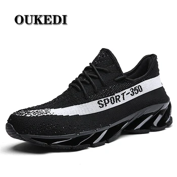 OUKEDI New Blade Spring Sole Running Shoes Men Shock Absorption Low Mens Sneakers Shock Absorption Sport Shoes Jogging Shoes
OUKEDI New Blade Spring Sole Running Shoes Men Shock Absorption Low Mens Sneakers Shock Absorption Sport Shoes Jogging Shoes