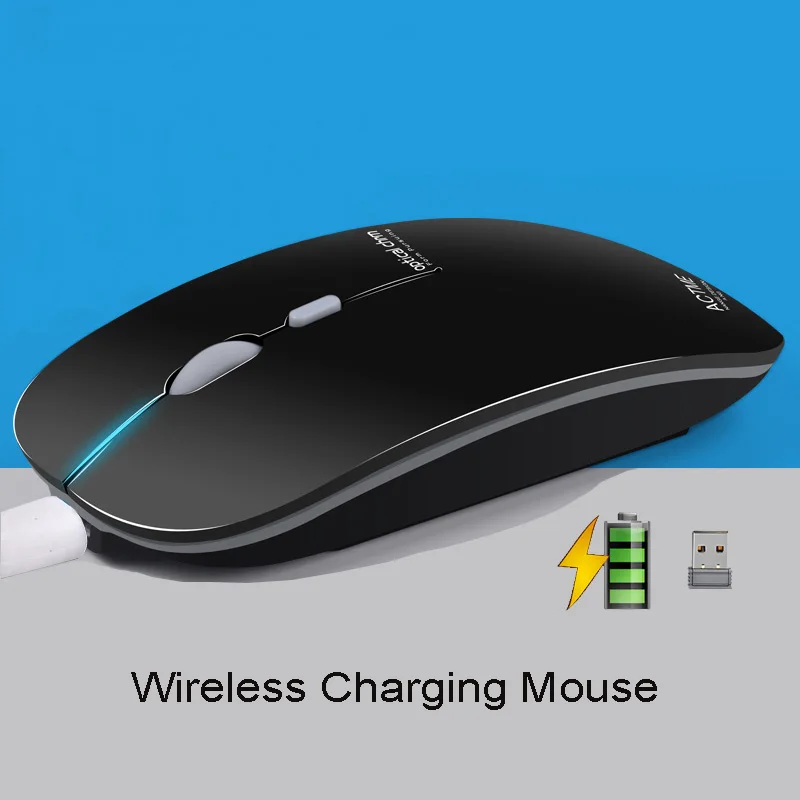 New Rechargeable Wireless Mouse Ultra thin Mute Computer Mice Optical Slient Mouse Slim Quick Charging for Laptop PC
New Rechargeable Wireless Mouse Ultra thin Mute Computer Mice Optical Slient Mouse Slim Quick Charging for Laptop PC