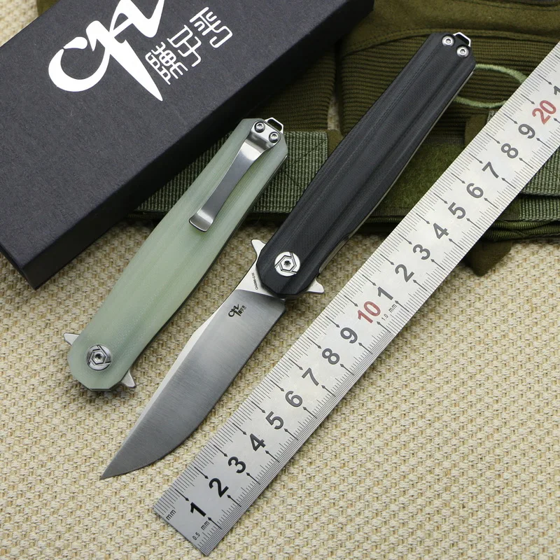 CH Knife 35005-G10 Flipper folding knife D2 blade G10 handle Outdoor camping hunting pocke fruit knives EDC tools Survival
CH Knife 35005-G10 Flipper folding knife D2 blade G10 handle Outdoor camping hunting pocke fruit knives EDC tools Survival