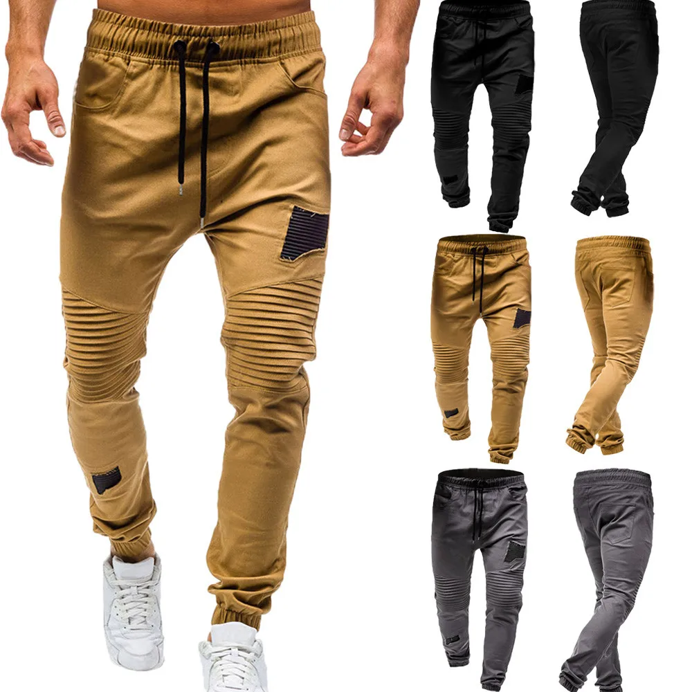 2019 new style hot sales Men's Drawstring Classic Joggers Pants Zipper Pockets Sport Sweat Pants high quality sales 2019
2019 new style hot sales Men's Drawstring Classic Joggers Pants Zipper Pockets Sport Sweat Pants high quality sales 2019