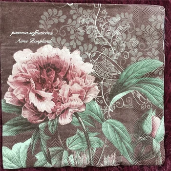 33cm 20 vintage table Napkins paper tissue printed peony bird handkerchief decoupage servilletas wedding party hotel decor mat
33cm 20 vintage table Napkins paper tissue printed peony bird handkerchief decoupage servilletas wedding party hotel decor mat