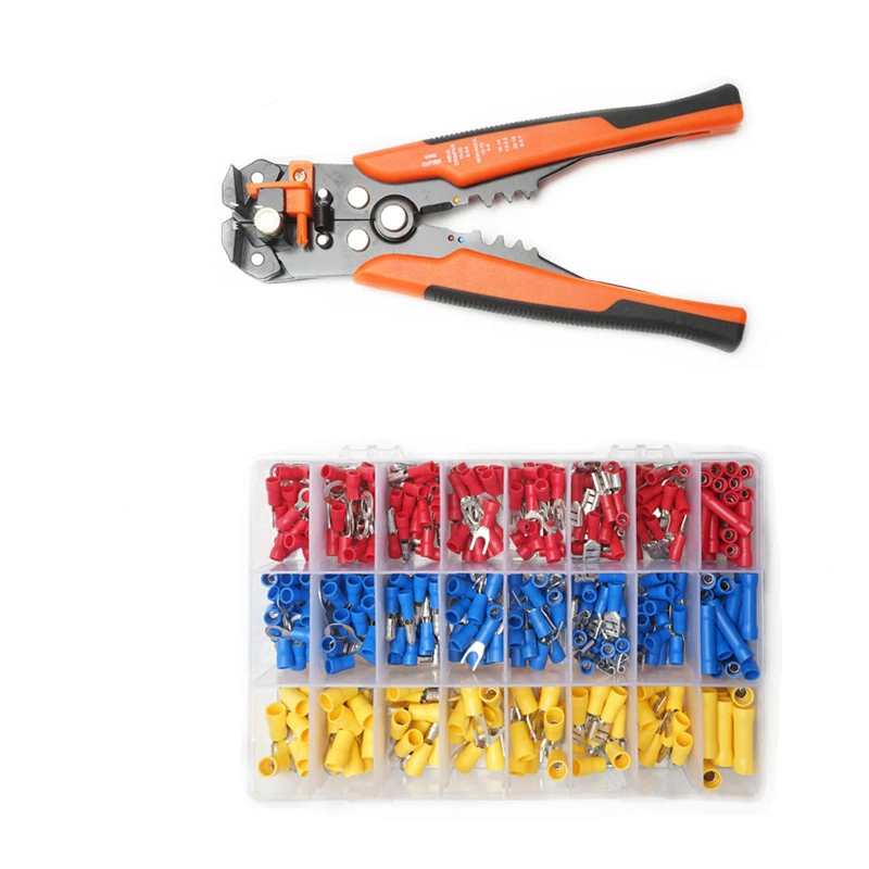 Wire Stripper Plus 400pcs Terminal Combination Tool Portable Household Combination Wire Stripper Terminal Set
Wire Stripper Plus 400pcs Terminal Combination Tool Portable Household Combination Wire Stripper Terminal Set