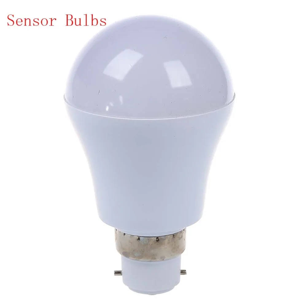 Фото Sound Motion Sensor LED Light Bulbs B22/430LM 5W Microwave Radar Lighting Lamp Night for Stairs/Basement | Лампы и освещение