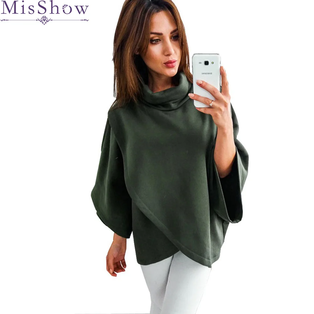 Spring New Women's Sweaters Jacket Thick Turtleneck fleece Shawl Cape cloak pull femme Ladies Fashion Casual Loose Autumn Jacket
Spring New Women's Sweaters Jacket Thick Turtleneck fleece Shawl Cape cloak pull femme Ladies Fashion Casual Loose Autumn Jacket