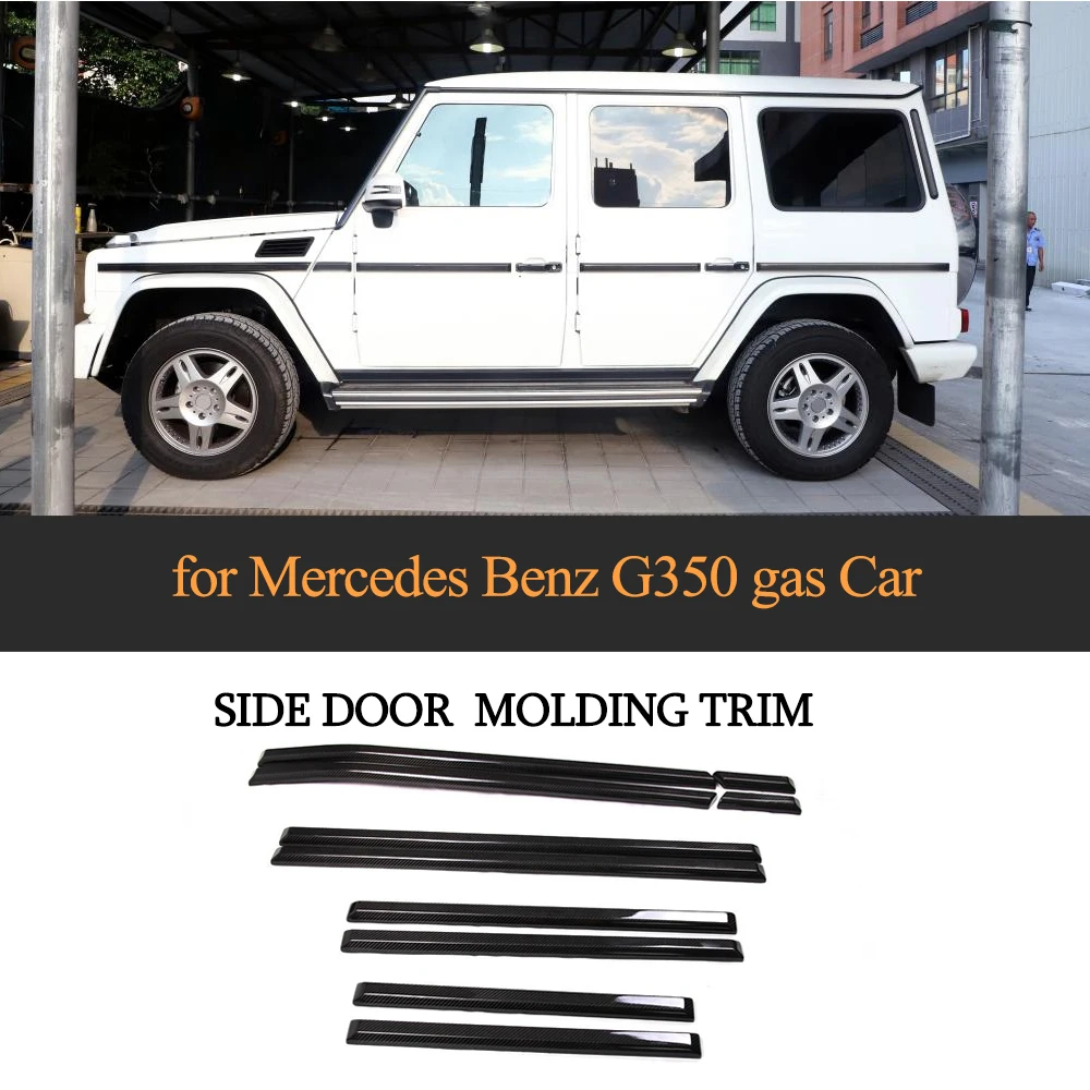 Dry Carbon Fiber Car Body Door Cover Trim Strip for Mecedes-Benz G Class G55 All Gasoline Cars and G350 Diesel Cars 2013 - 2017
Dry Carbon Fiber Car Body Door Cover Trim Strip for Mecedes-Benz G Class G55 All Gasoline Cars and G350 Diesel Cars 2013 - 2017